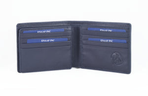 Genuine Leather Wallet-Blue