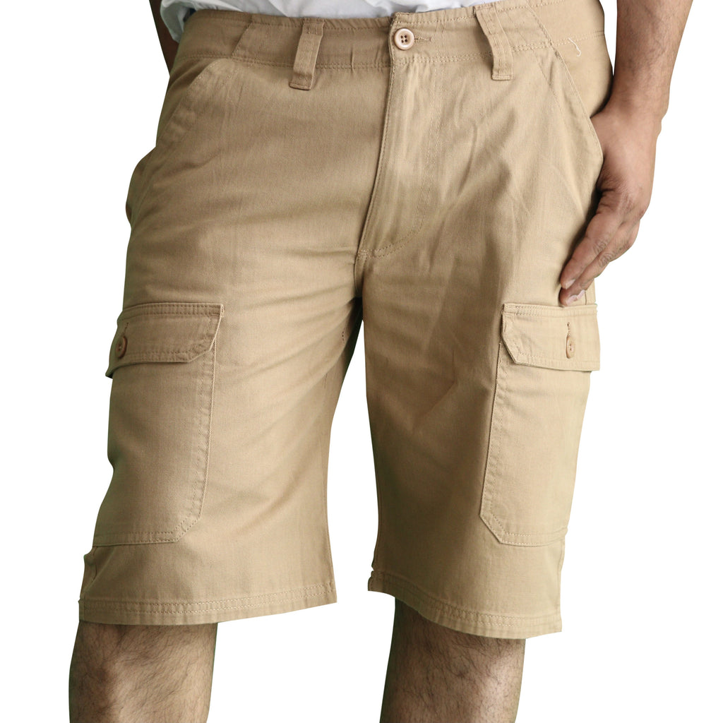 Men's Classic Cargo Short Pants (Khaki)