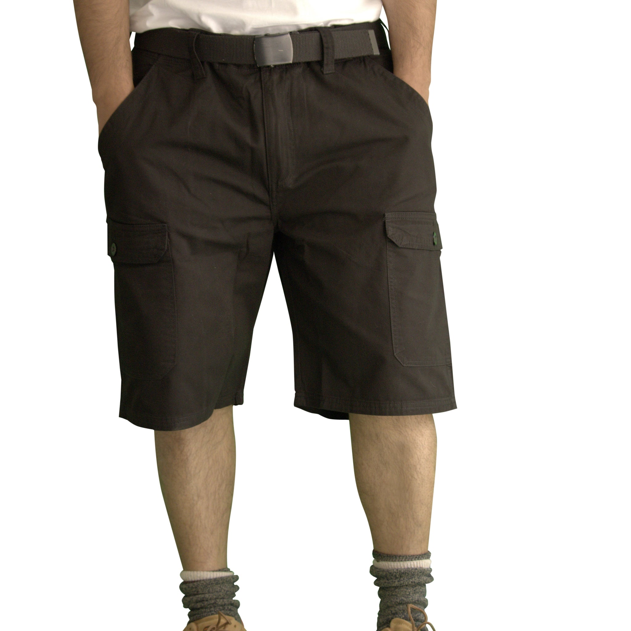 Men's Classic Cargo Short Pants (Black)