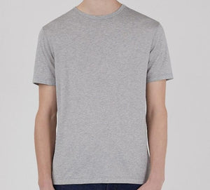 Regular Short Sleeve Heavy Cotton T-Shirt (Grey)