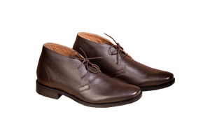 Men's Original Leather Brown Chukka Brown Boots by ENAAF #CLGS08BR